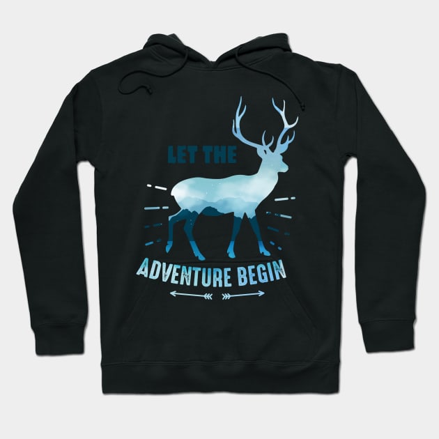 Let The Aventure Begin Hoodie by CBV